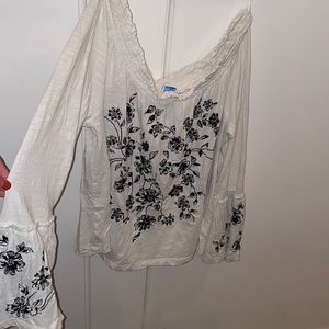 Anthropologie Embroidered Blouse